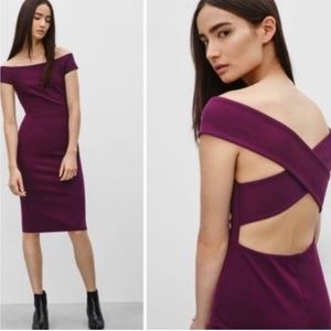 Aritzia Talula Varndell Dress Off The Shoulder Midi Dress